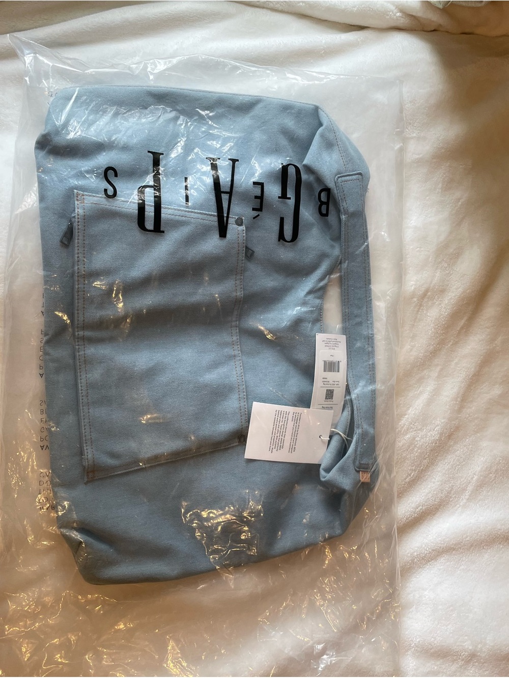 GAP x BEIS The Hobo Bag - Denim Blue - Picture 4 of 12